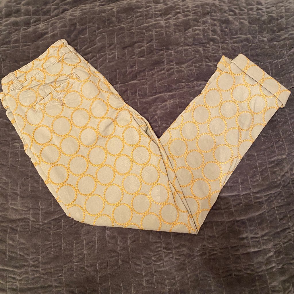 Patterned Chinos